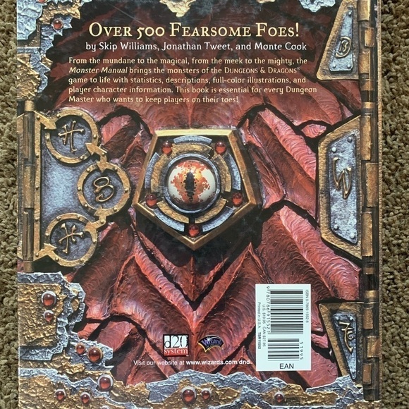 Dungeons and Dragon Monster Manual Core Rulebook III Hardbook - Picture 2 of 3